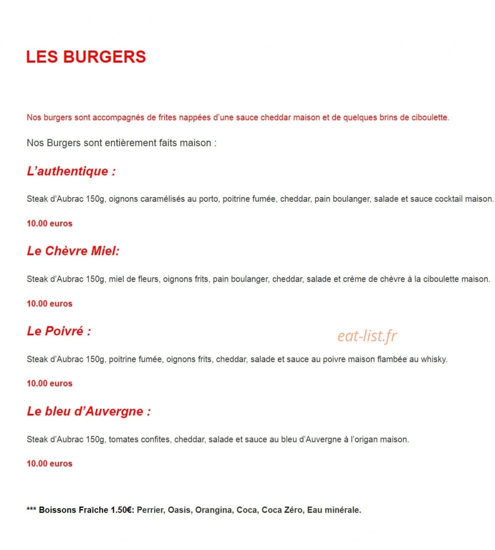 Juste à point — carte page 1