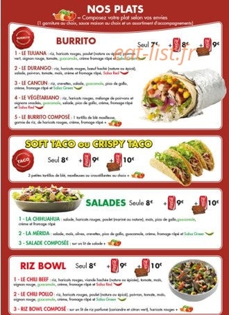 Tacored — carte page 2