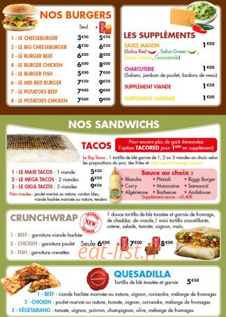 Tacored — carte page 3