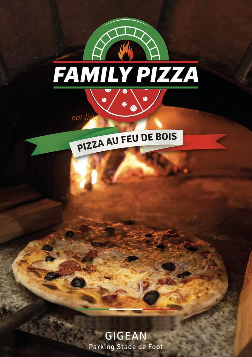 Familly Pizza — carte page 1