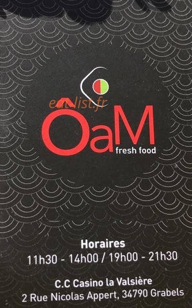 OaM — carte page 1