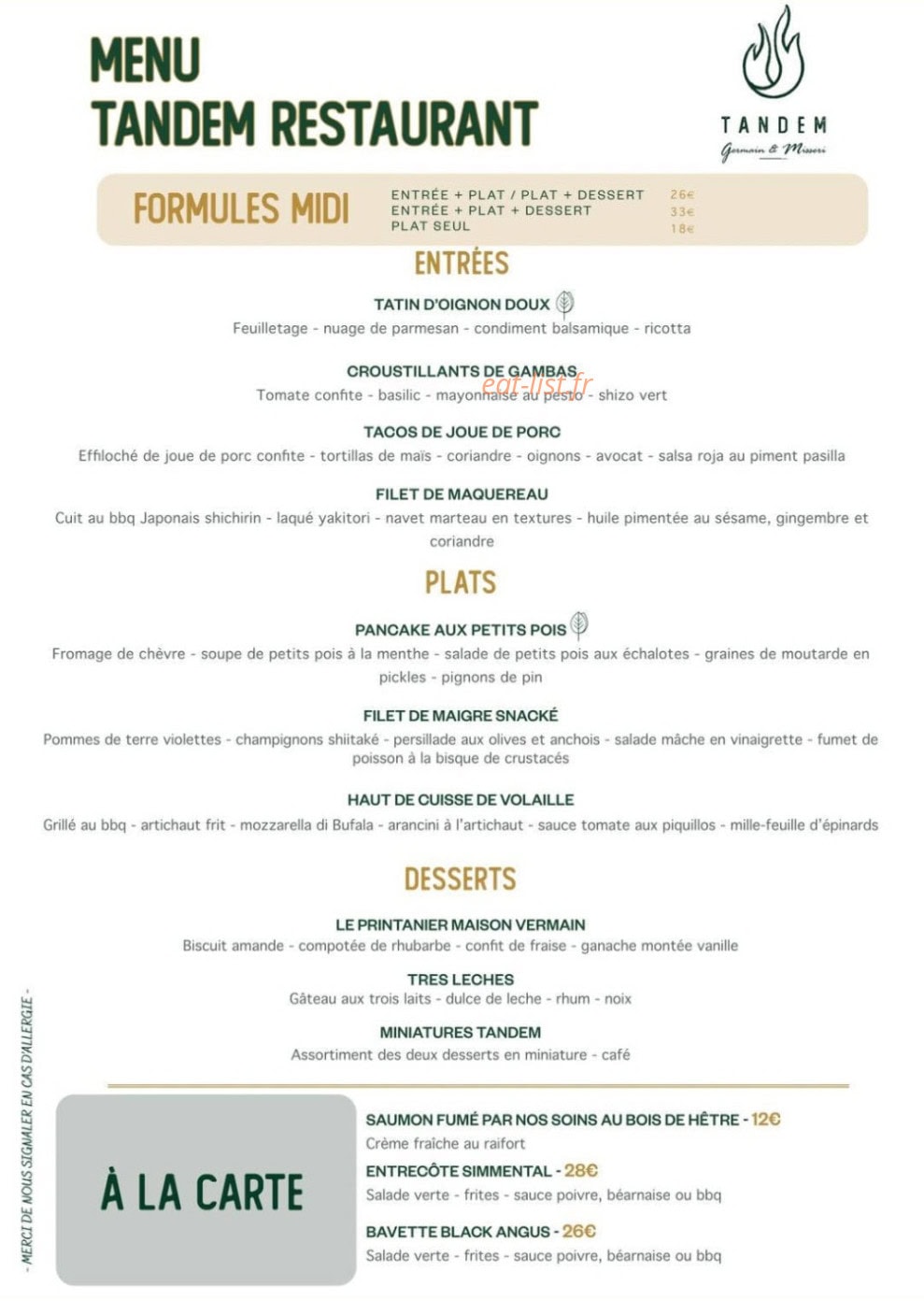 Tandem — carte page 1