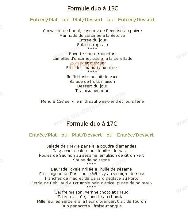Le Tournesol — carte page 9