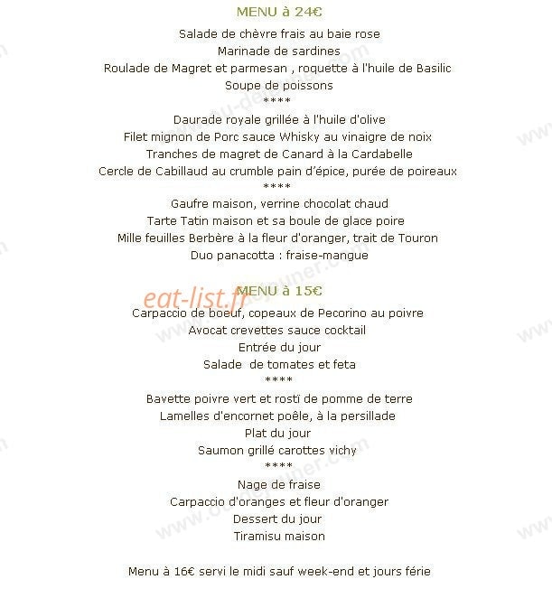 Le Tournesol — carte page 4