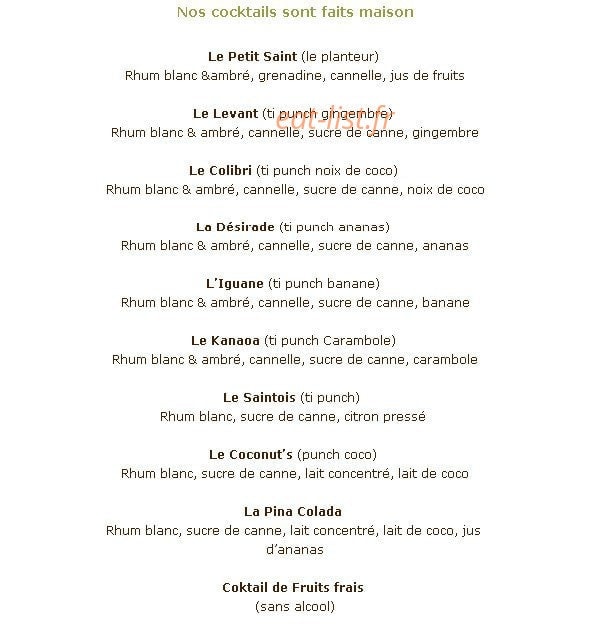 Le Tournesol — carte page 1
