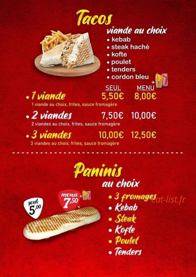 Ankara Kebab — carte page 2