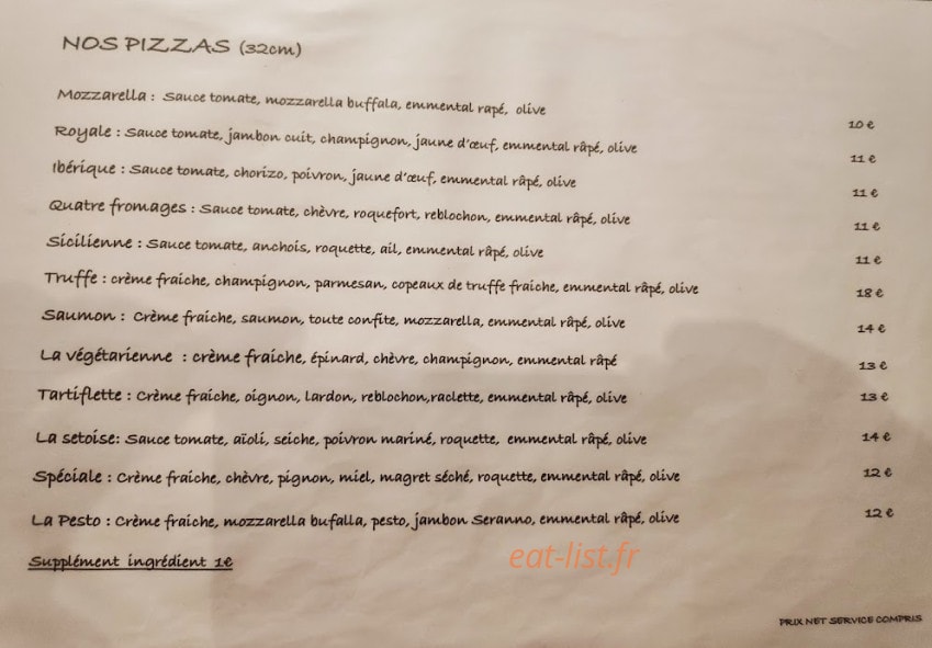 La Bodega — carte page 2