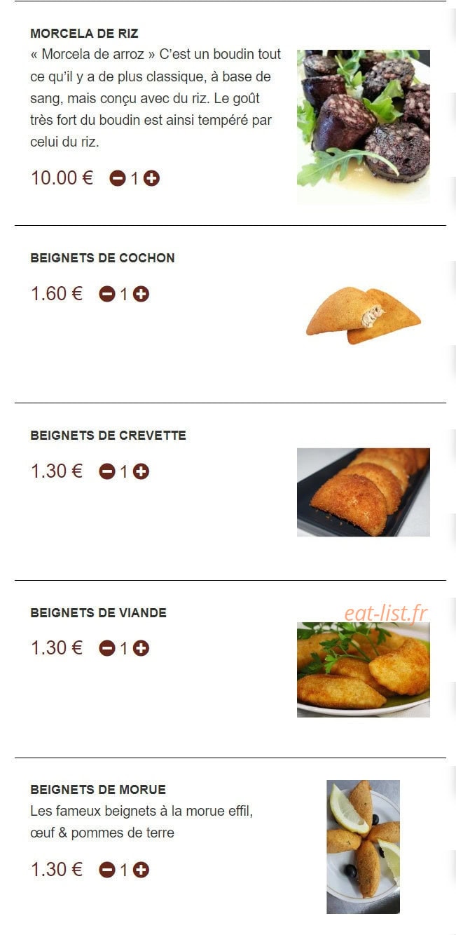 La Grillade — carte page 2