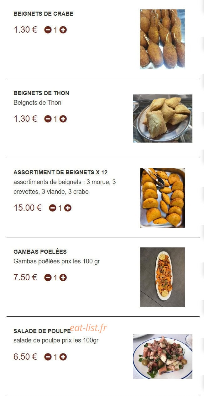 La Grillade — carte page 3