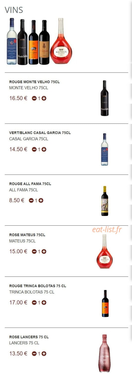 La Grillade — carte page 11