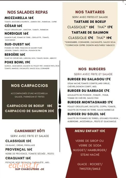 La table du Salagou — carte page 3