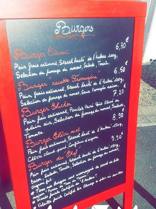 Le Coin gourmand — carte page 1
