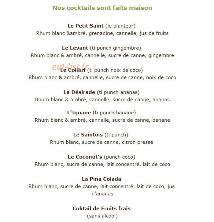 Le Tournesol — carte page 1