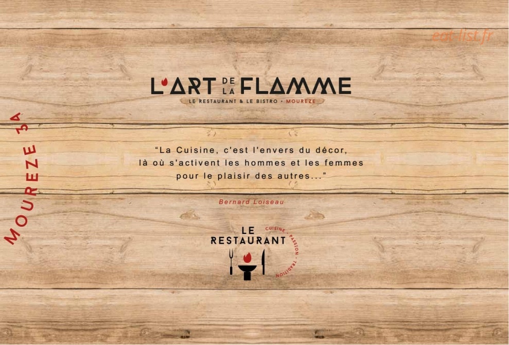 L'Art de la Flamme — carte page 12