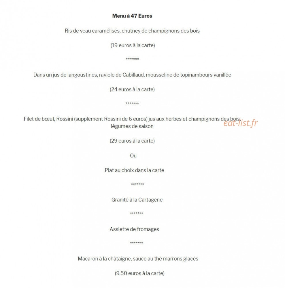 Hôtel La Calade — carte page 3