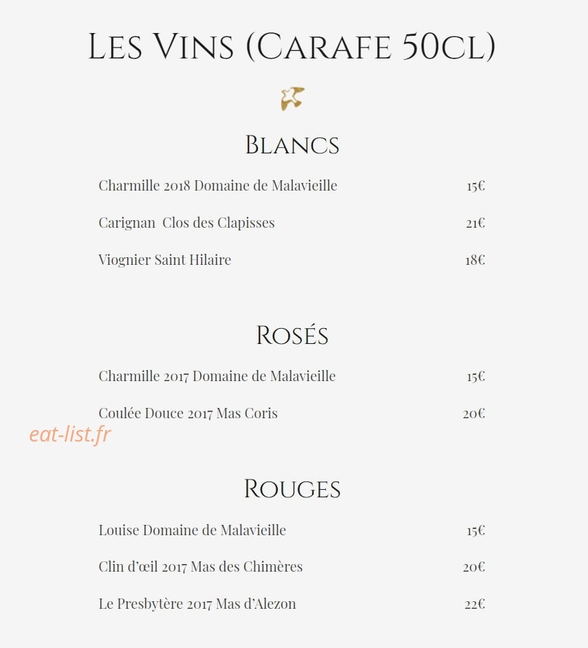 La palombe — carte page 4