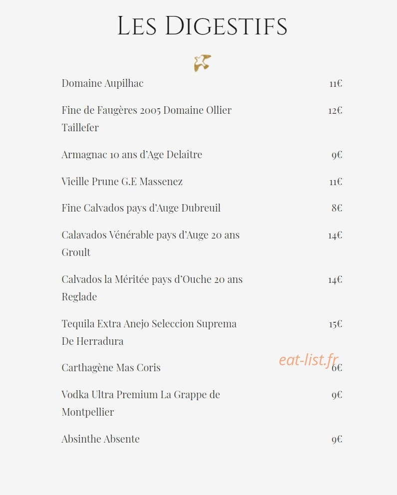 La palombe — carte page 5