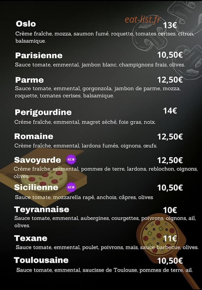La Terrazza Pizz'&Co — carte page 2