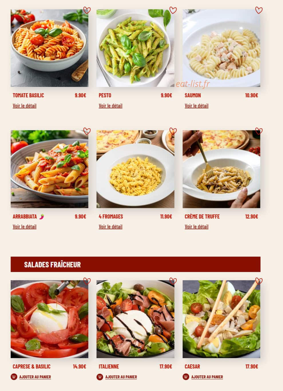 Pizzeria Gino & Giulia — carte page 5