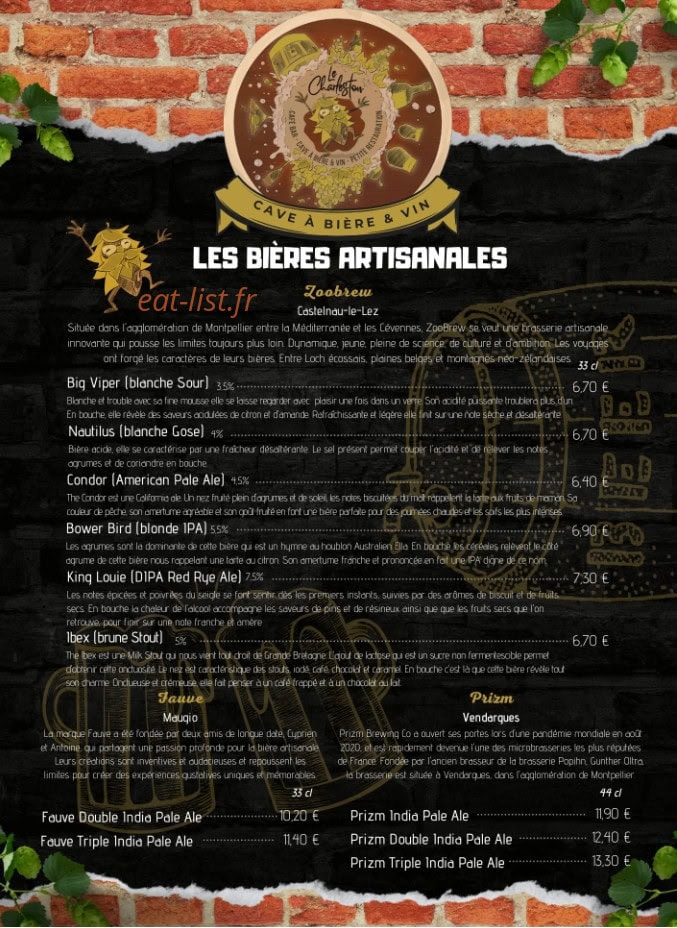 Le Charleston — carte page 14