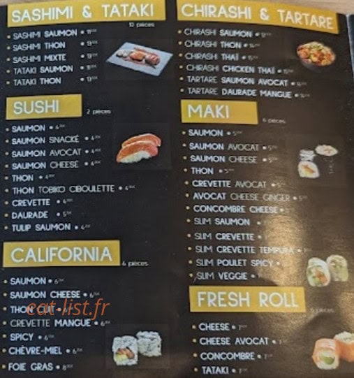 Maky Sushi — carte page 2