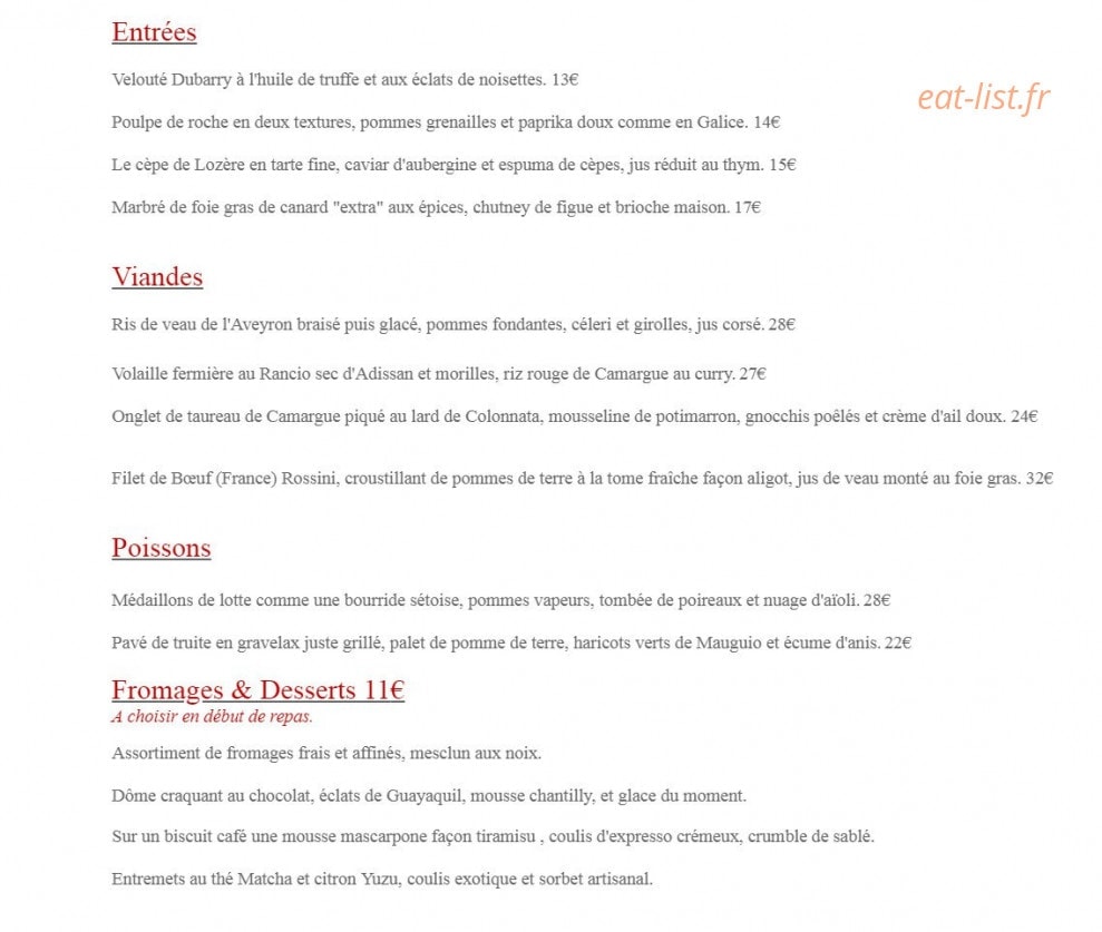 Mas des filles — carte page 1