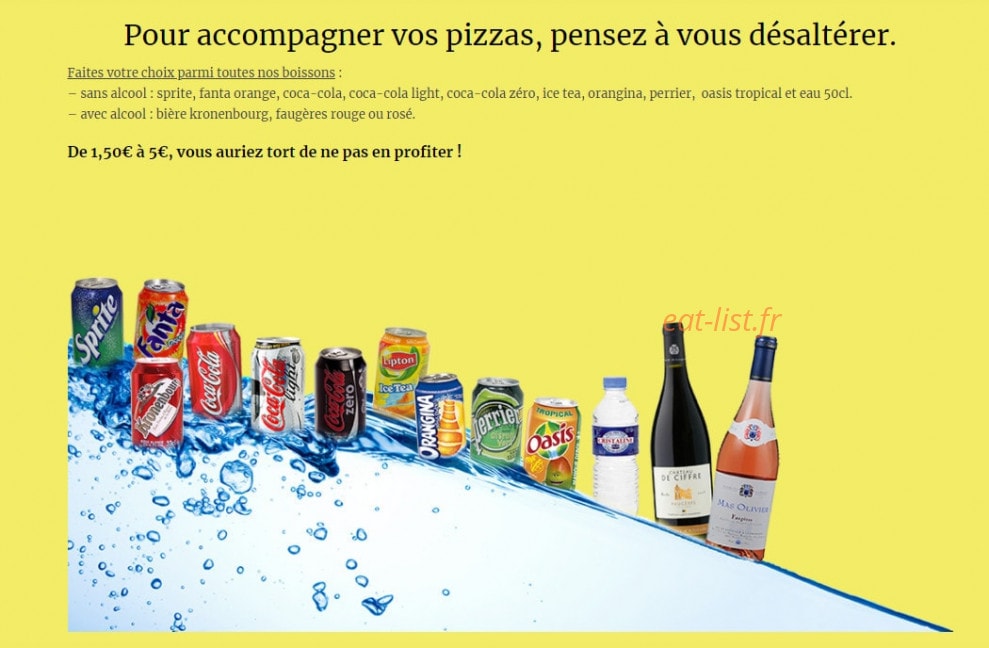 Avanti Pizza — carte page 4
