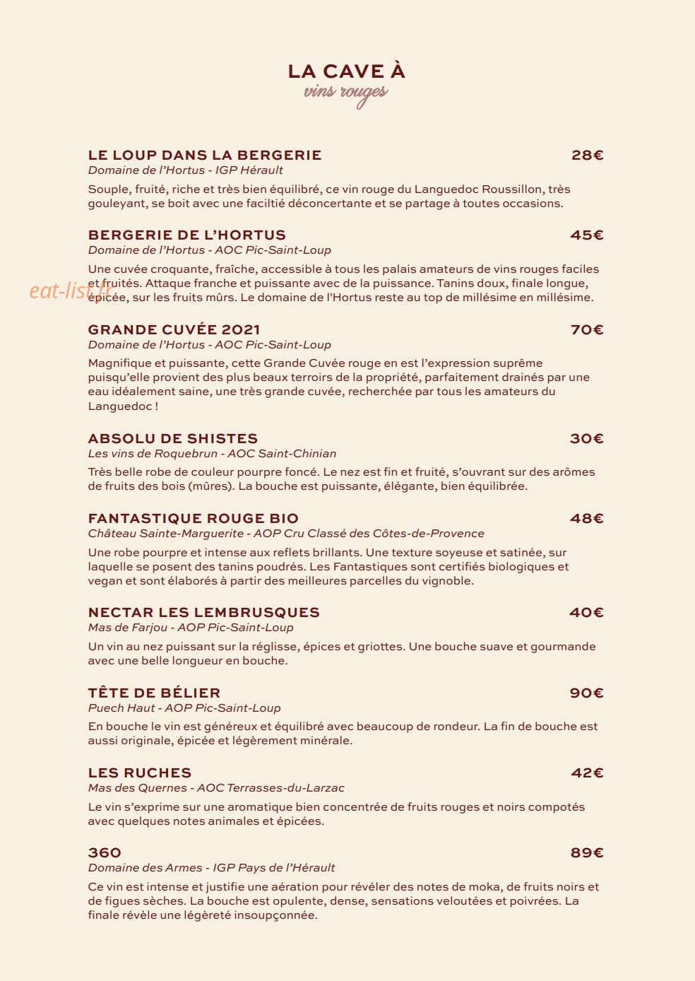 Belamour — carte page 8