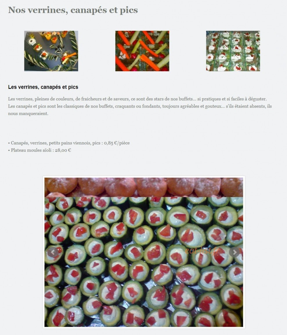 Chez Sylvie — carte page 3