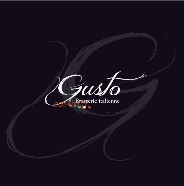 Gusto — carte page 1