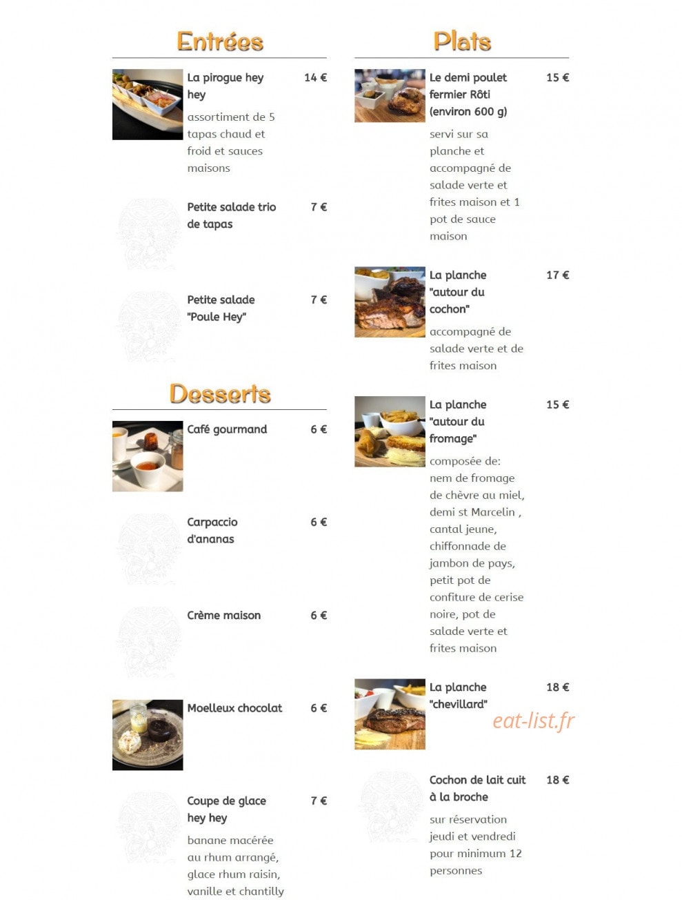 Hey Hey — carte page 1