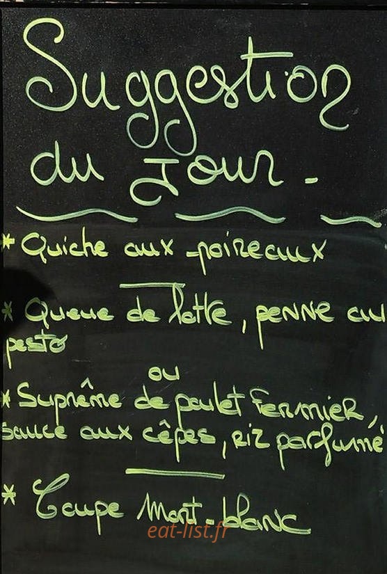 La Bonne Bouille — carte page 1
