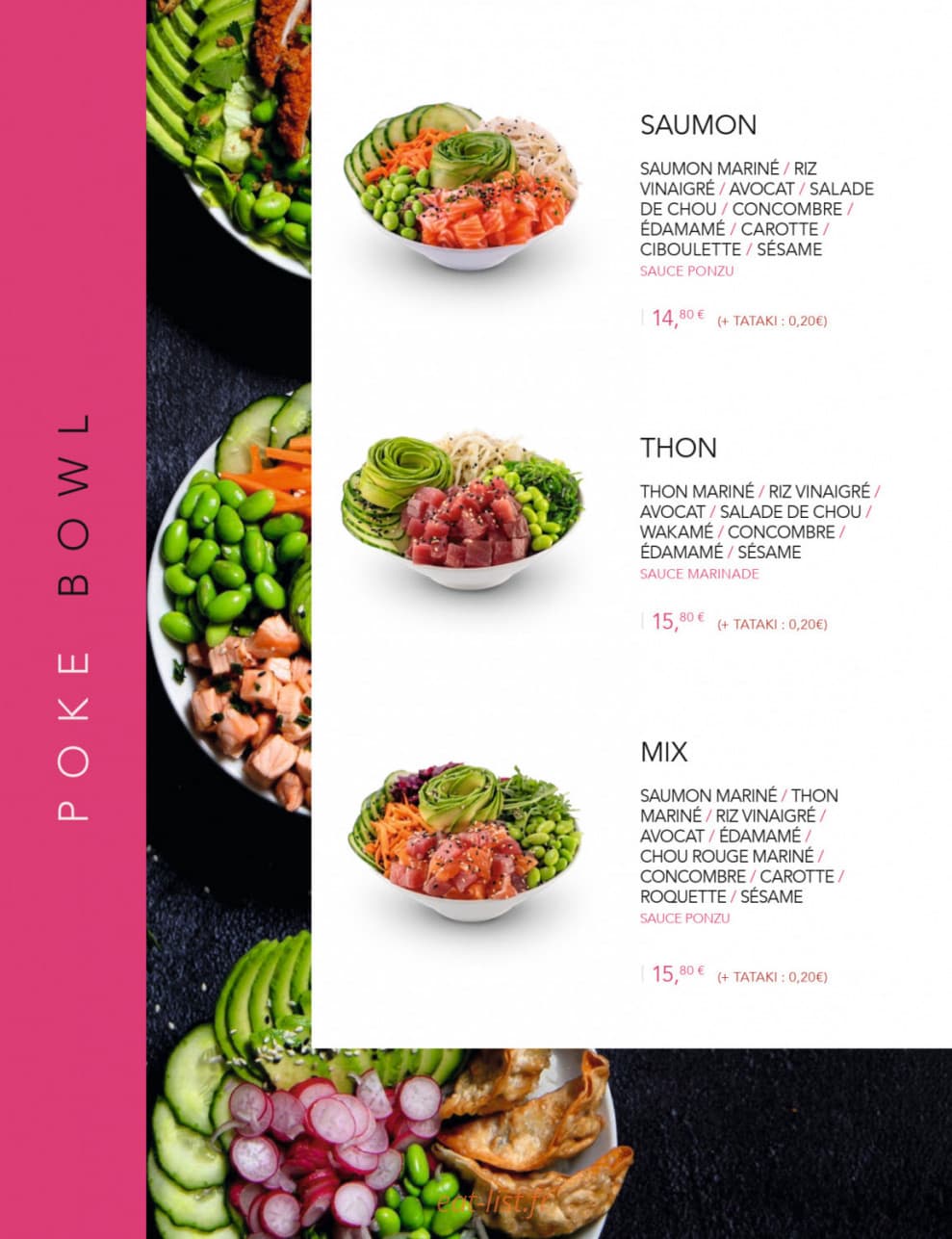 Lady Sushi — carte page 22