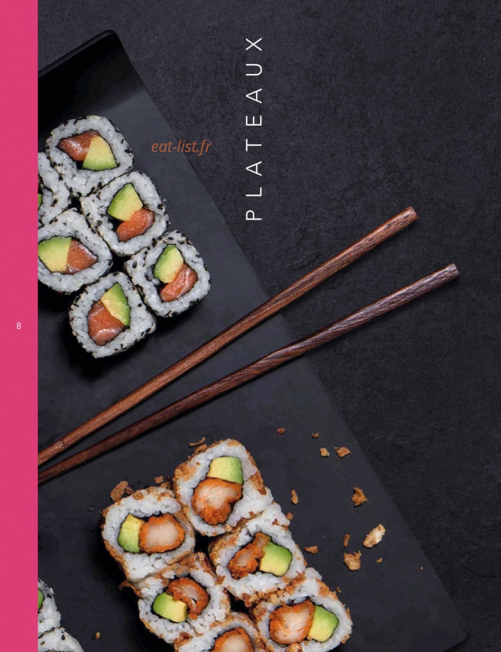 Lady Sushi — carte page 8