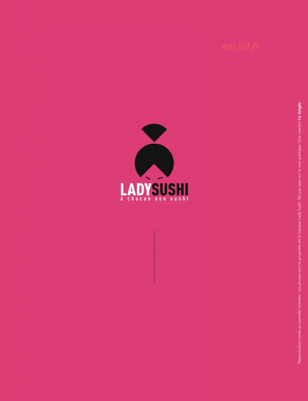 Lady Sushi — carte page 32