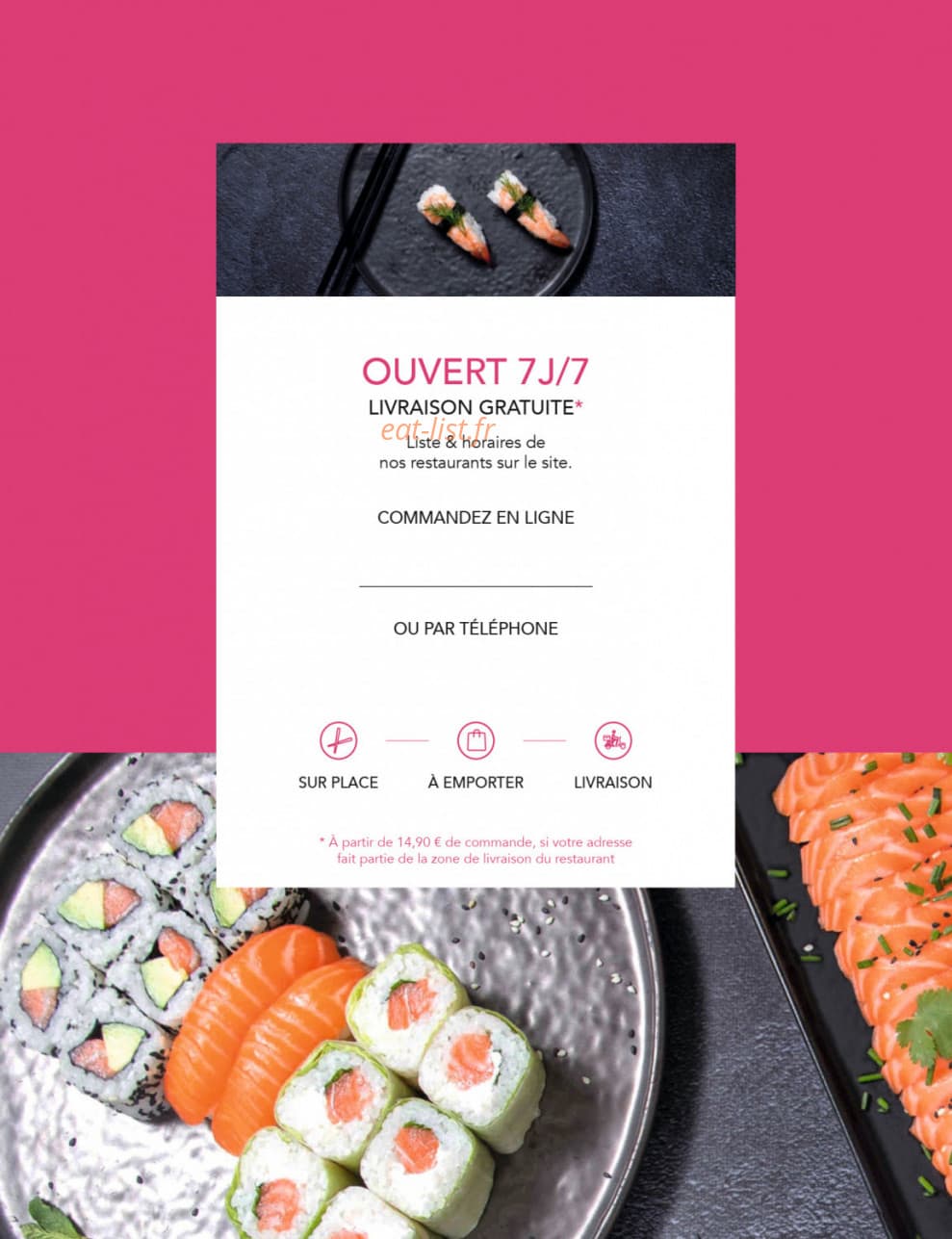 Lady Sushi — carte page 2
