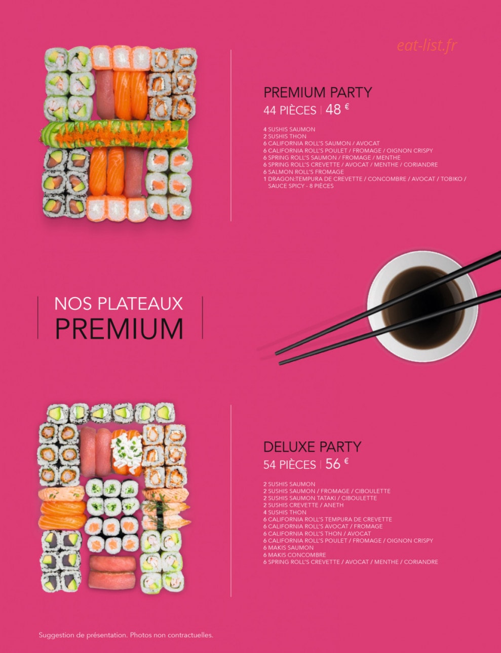 Lady Sushi — carte page 11