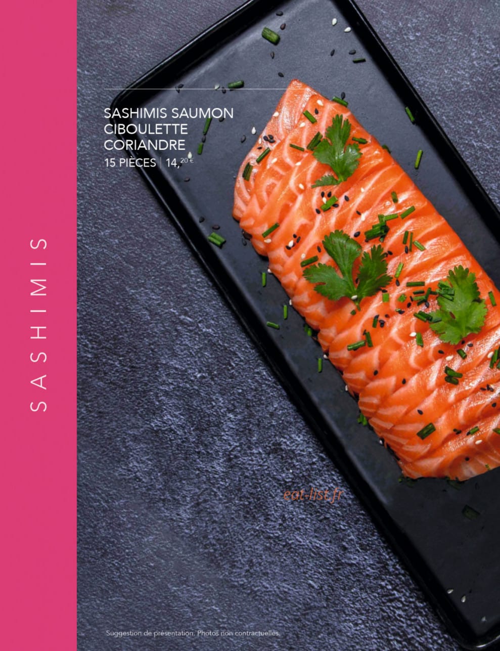 Lady Sushi — carte page 26