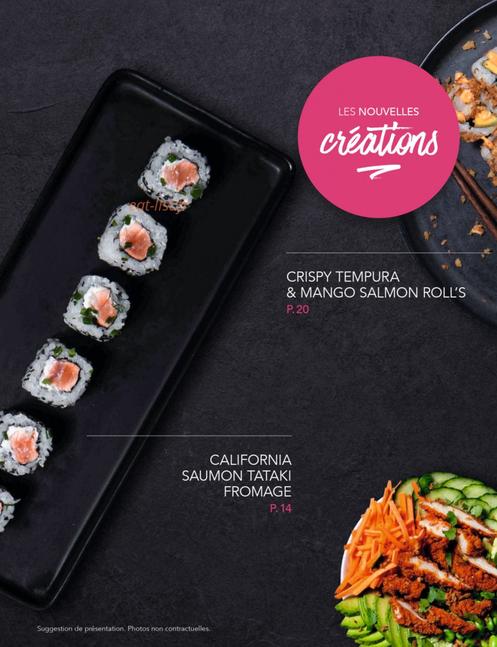 Lady Sushi — carte page 4