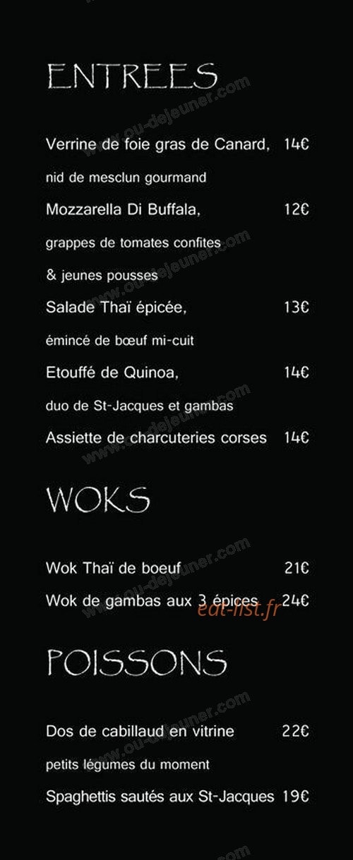 Le Bab — carte page 2
