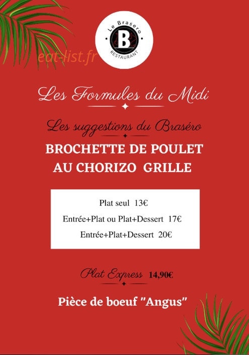Le Braséro — carte page 1