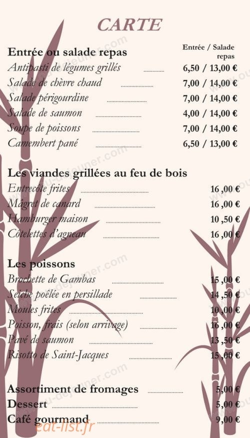 Le Camarguais — carte page 3
