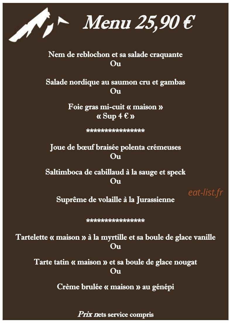 Le chalet chamoniard — carte page 9