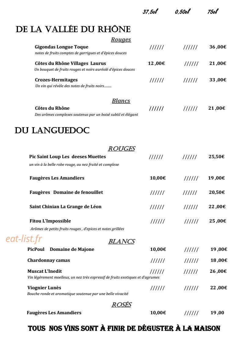 Le chalet chamoniard — carte page 6