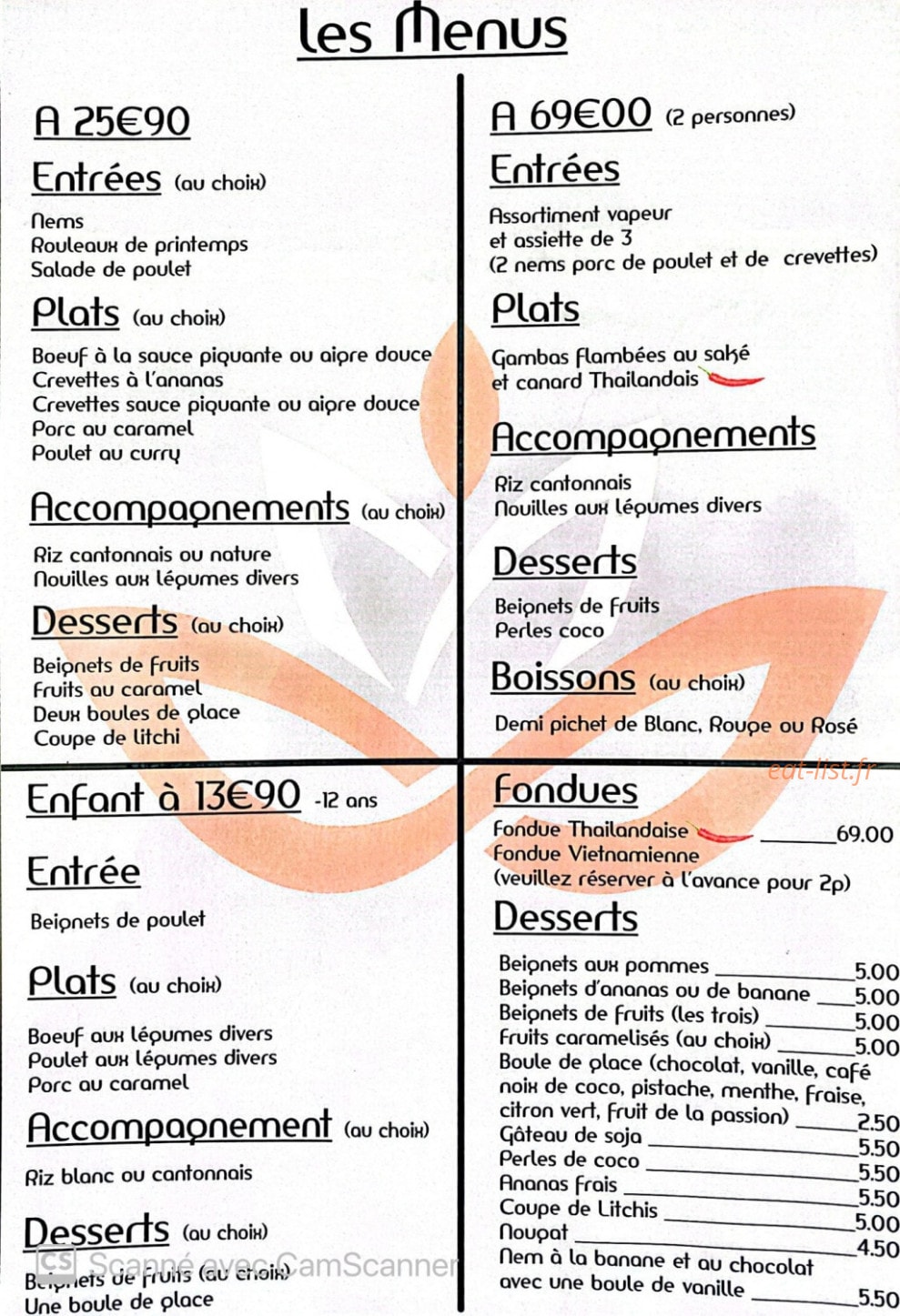 Le Lotus — carte page 2