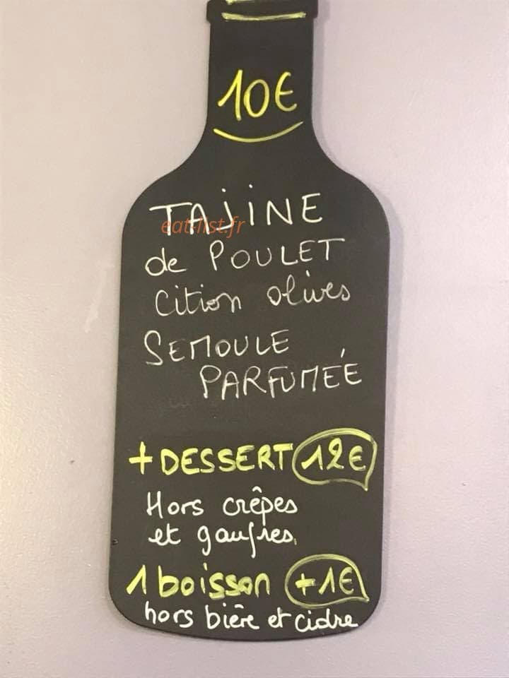 Les Gourmands Disent — carte page 1