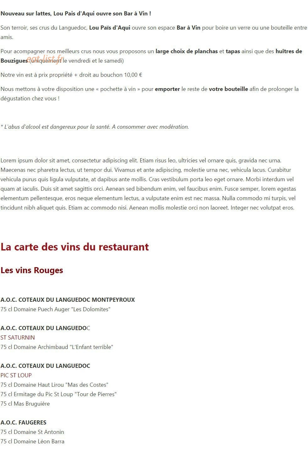 Lou Pais d'Aqui — carte page 9