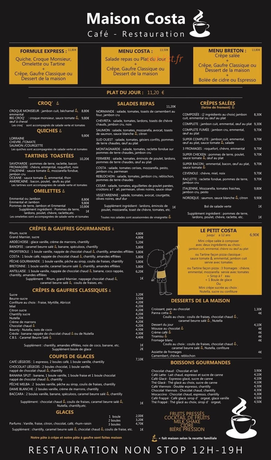 Maison Costa — carte page 1
