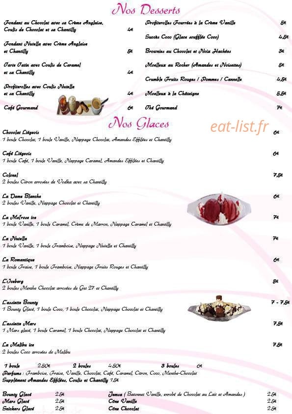 Mel'Rose — carte page 6