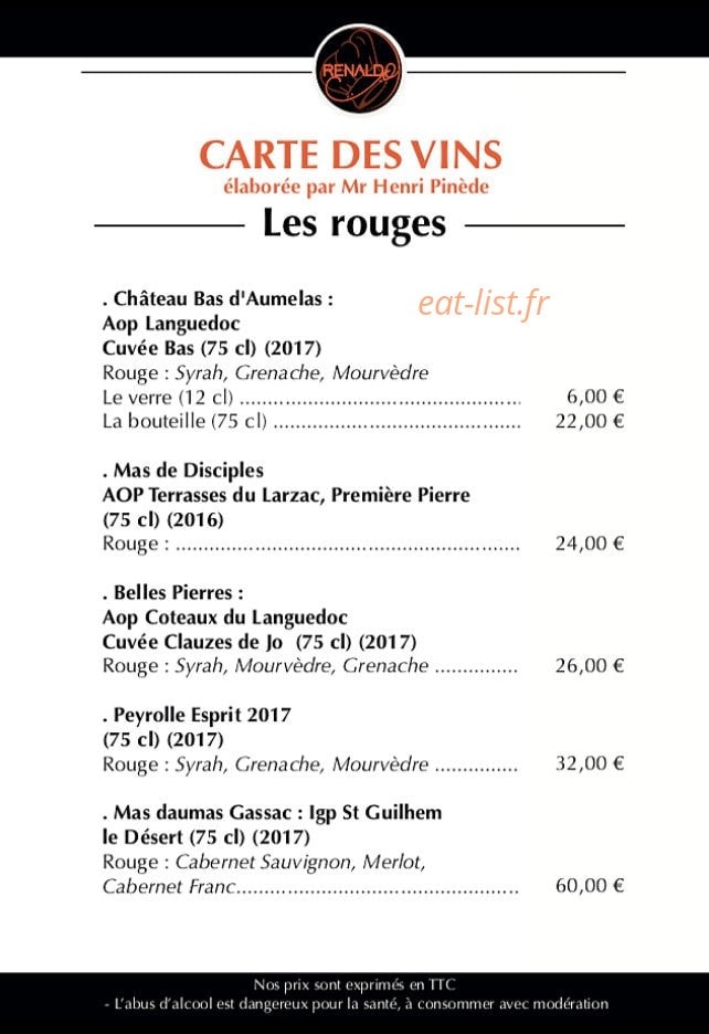 Renaldo — carte page 10